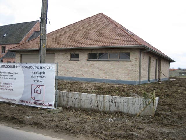 Nieuwbouw project ruwbouw Kurt Lannoo Maarkedal