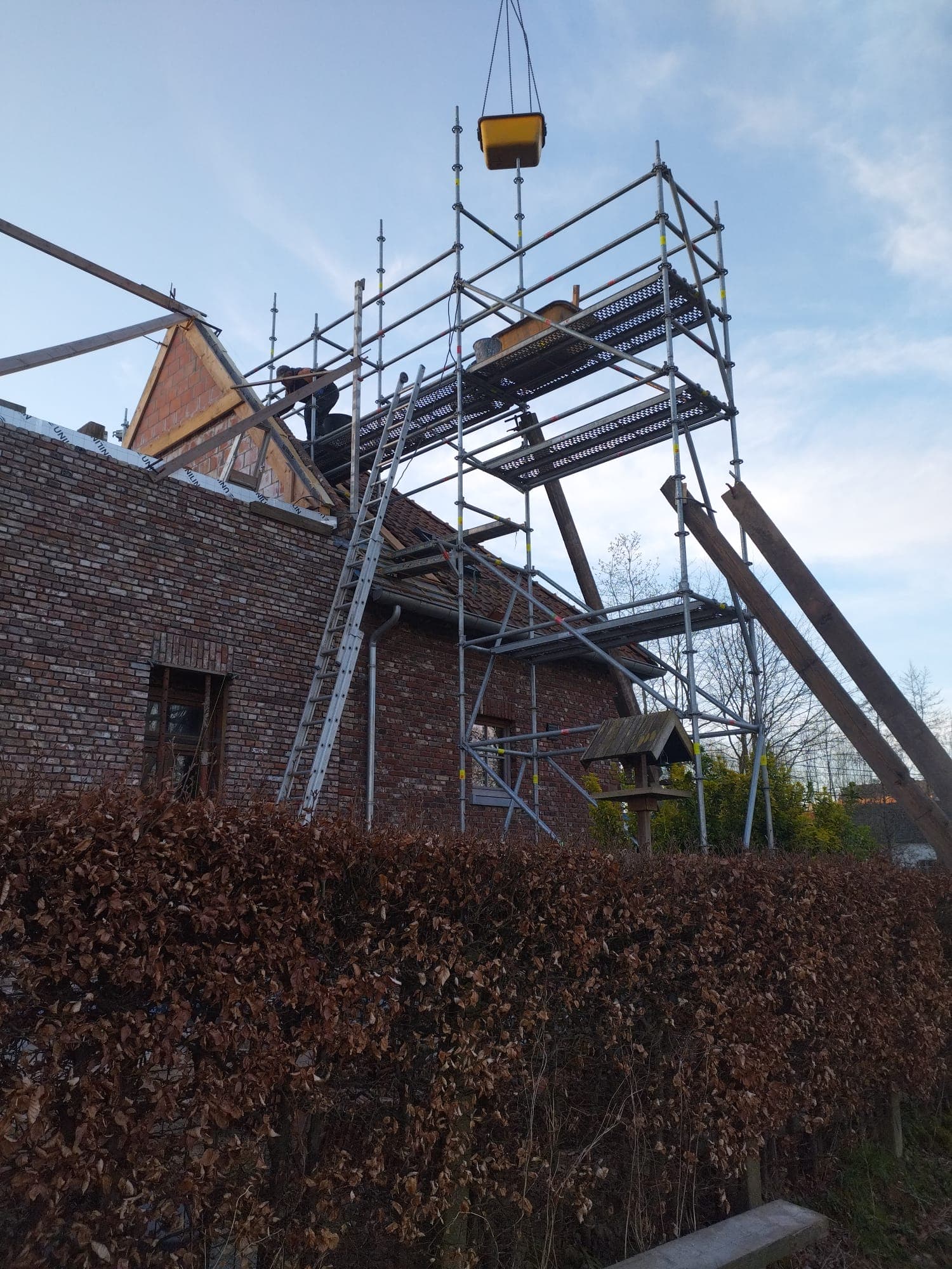 Afwerking bouwproject Maarkedal