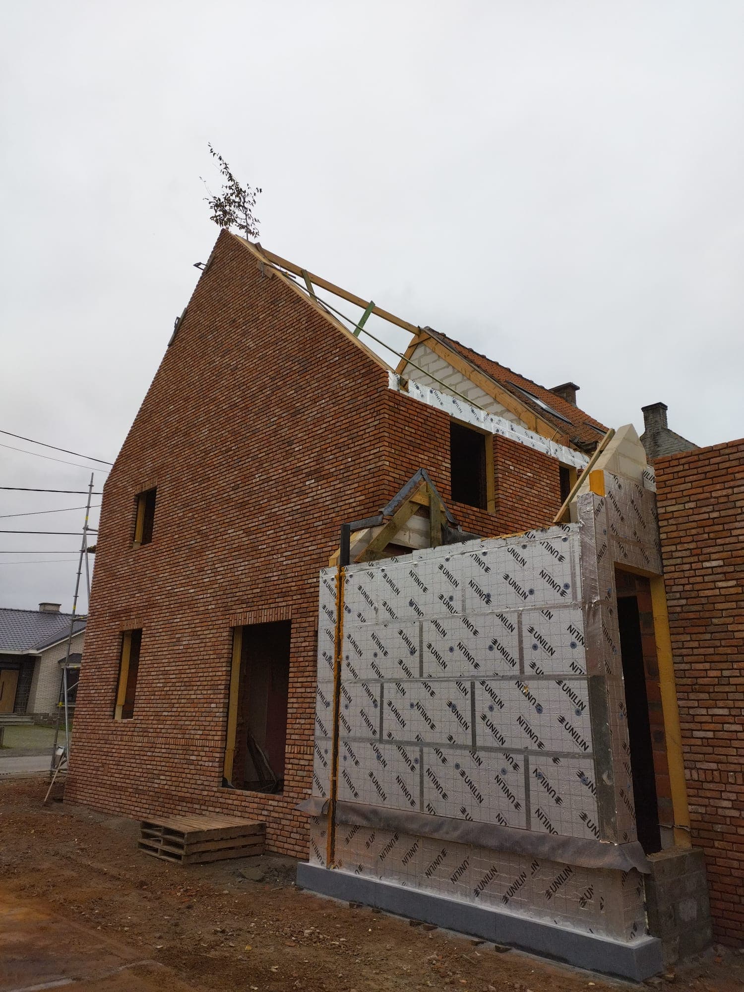 Afwerking bouwproject Maarkedal