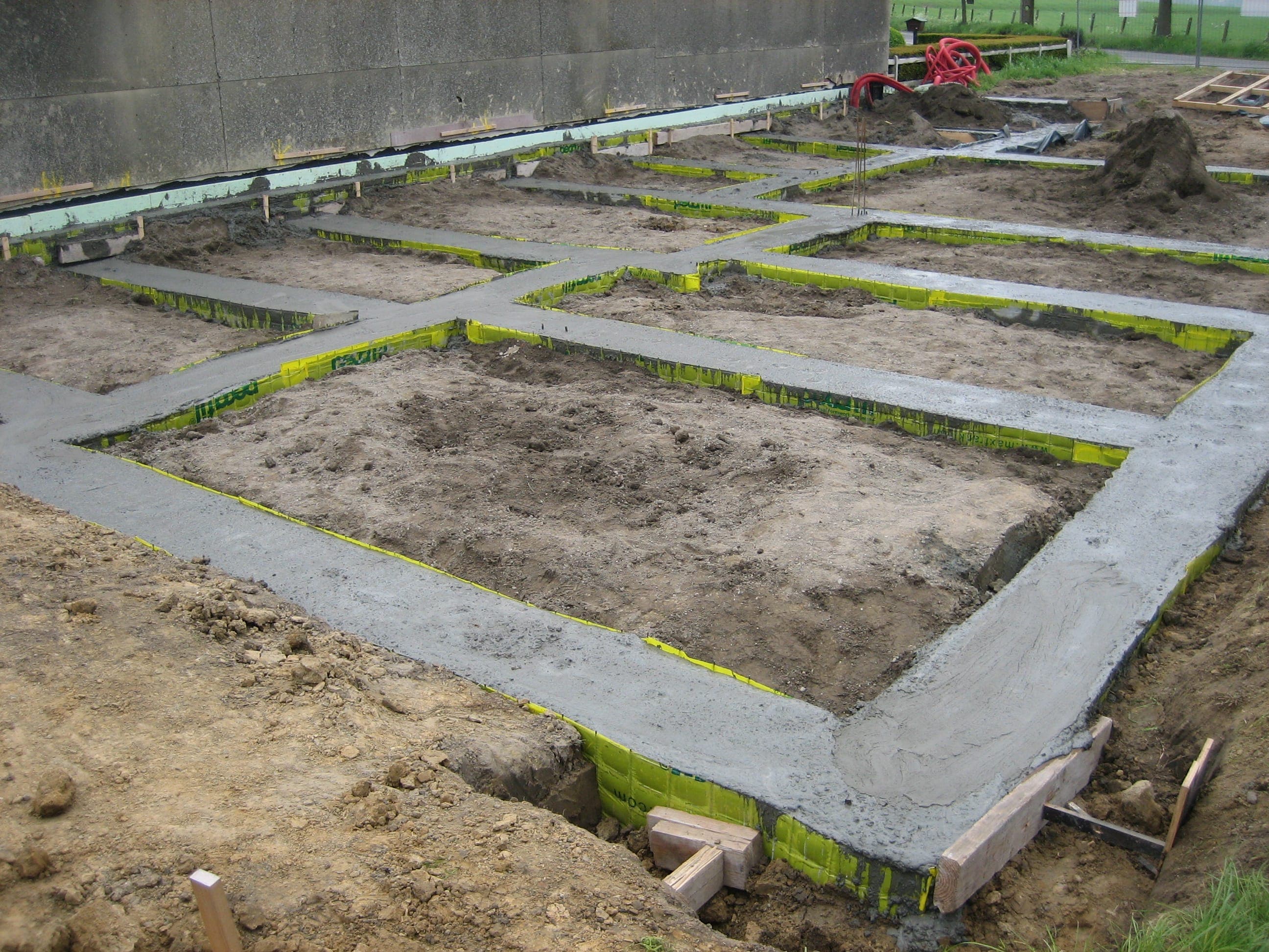 Waterdichte betonkelder realisatie