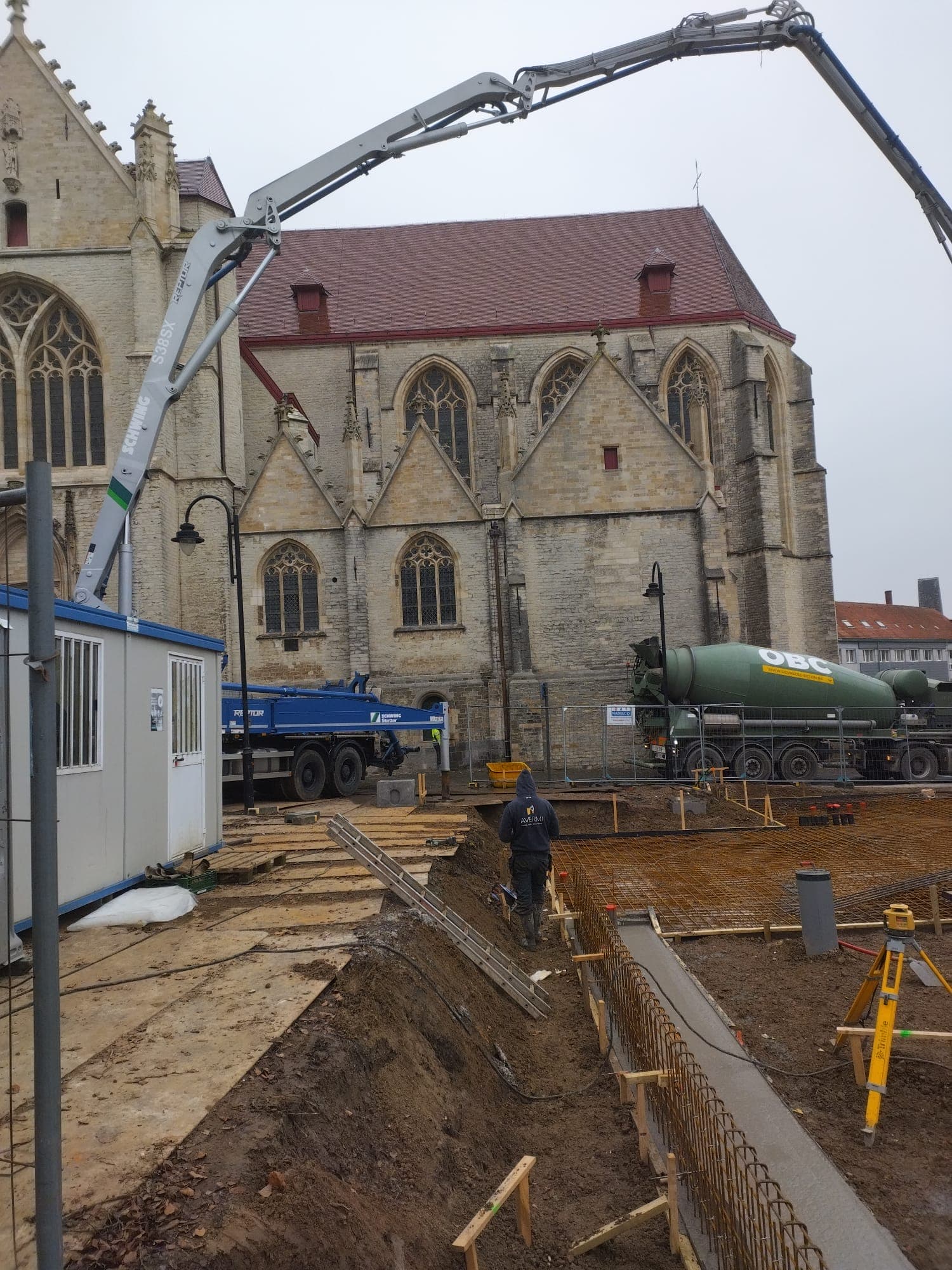 Fundering betonwerken Etikhove